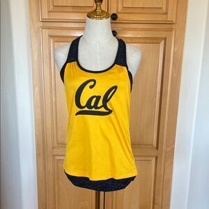 Colosseum  CAL Yellow & Black Cal Racerback Tank